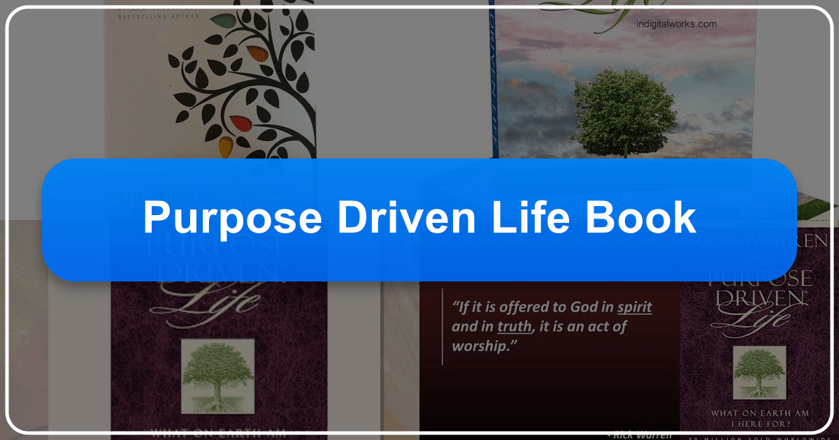 Unveiling the Purpose-Driven Life: Exploring Rick Warren's influential spiritual bestseller. /images/purpose-driven-life-book.png