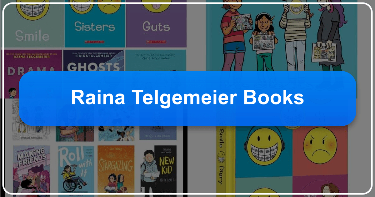 Exploring Raina Telgemeier's graphic novels and their impact on young adult literature and readers worldwide with honesty. /images/raina-telgemeier-books.png