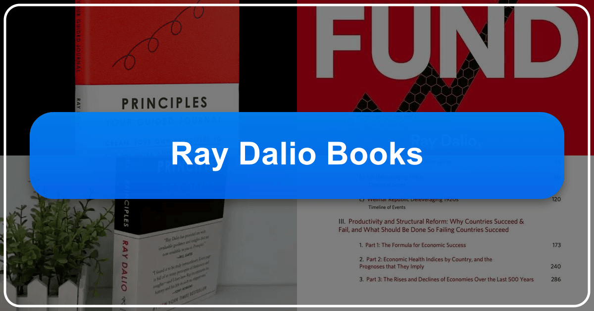 Ray Dalio's books offer insights into finance, leadership, and personal development through a unique lens of radical transparency. /images/ray-dalio-books.png