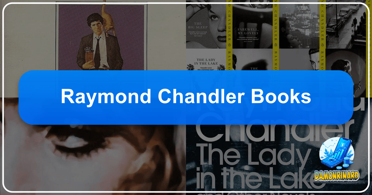 Raymond Chandler's novels: a legacy of hardboiled detective fiction and moral exploration. /images/raymond-chandler-books.png