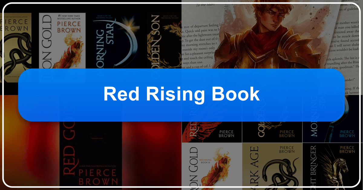 Exploring Pierce Brown's Red Rising, a dystopian novel with complex themes and cultural impact. /images/red-rising-book.png