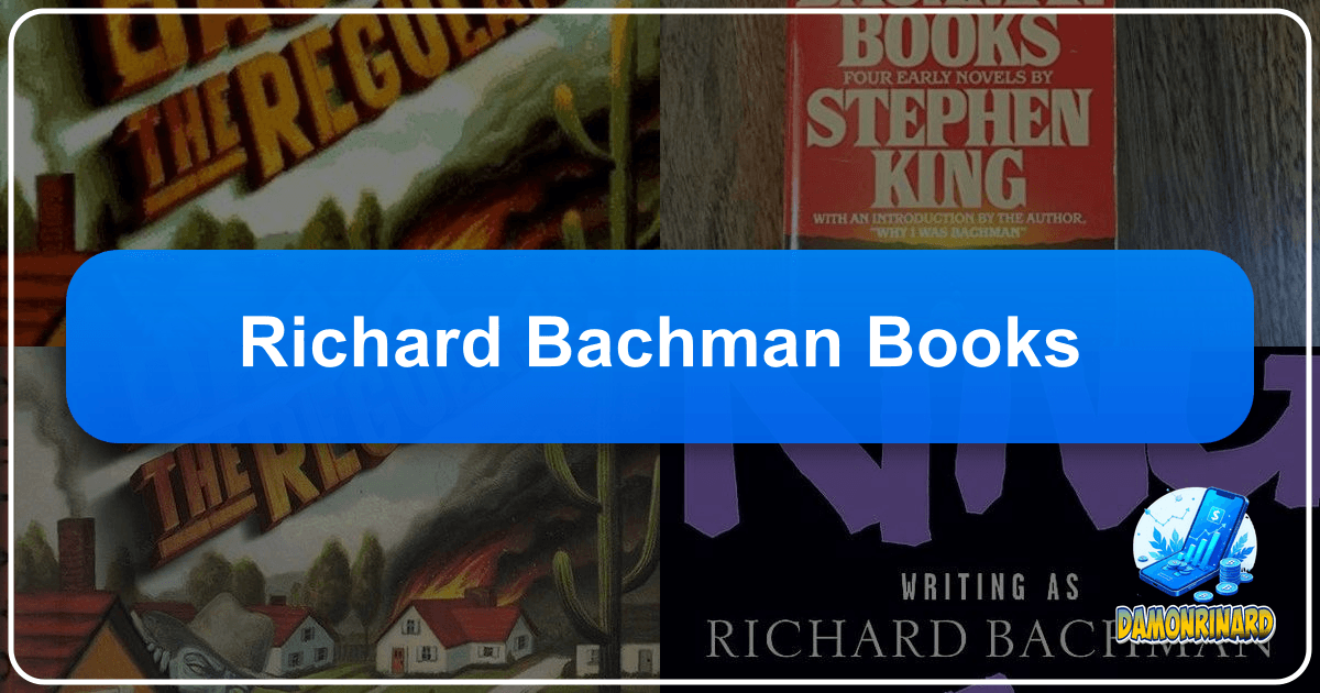 Richard Bachman, Stephen King's pseudonym, explores dark themes and societal issues in his distinct literary canon. /images/richard-bachman-books.png