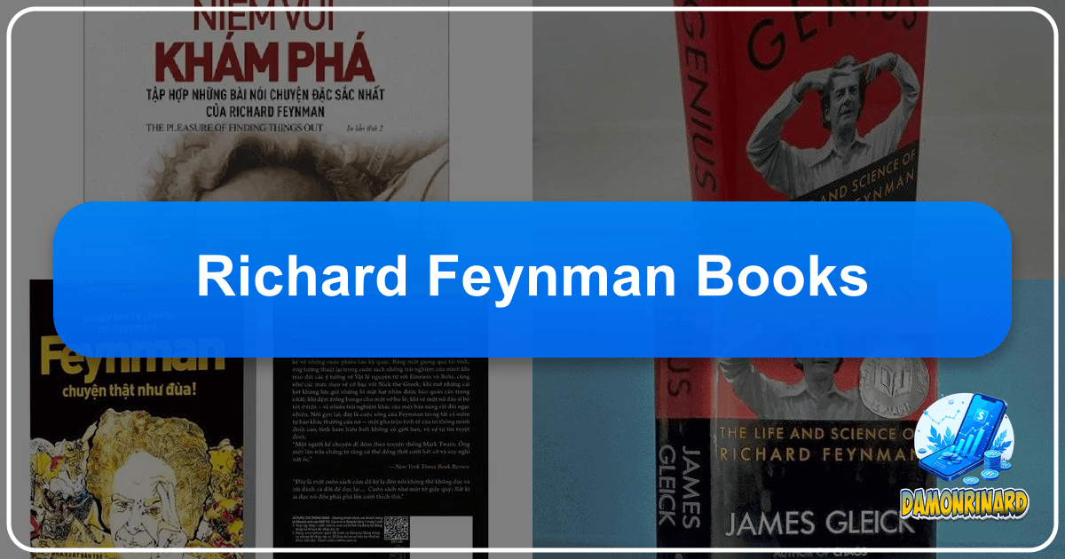 Richard Feynman's literary legacy: inspiring readers with physics and autobiographical masterpieces. /images/richard-feynman-books.png