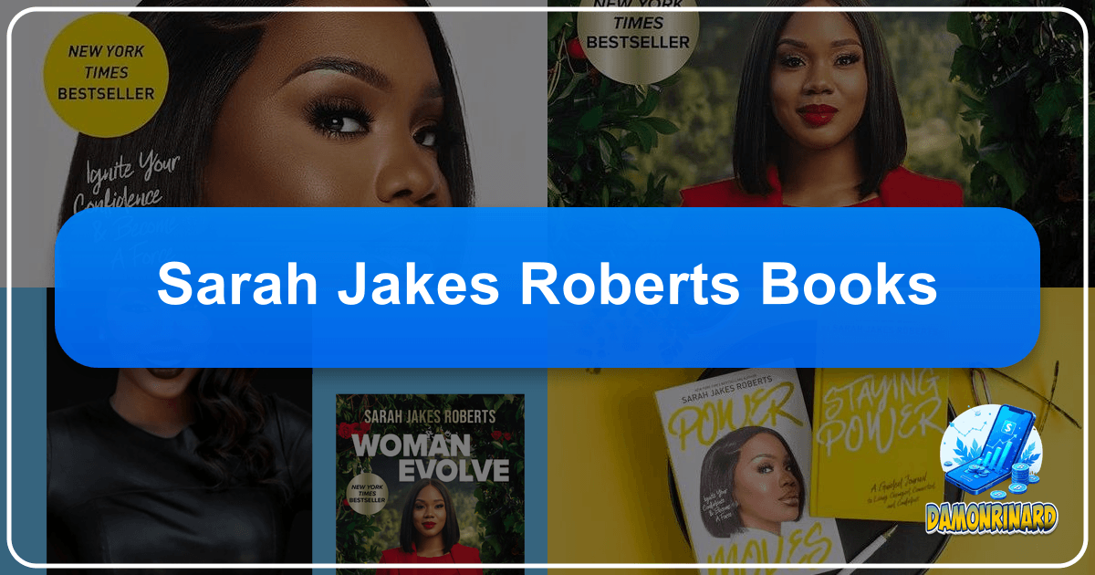 Sarah Jakes Roberts' books inspire empowerment, transformation, and spiritual growth through relatable stories and practical wisdom. /images/sarah-jakes-roberts-books.png