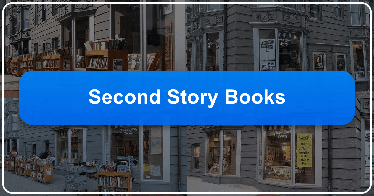 Second Story Books: A vibrant literary haven in Washington, D.C. with diverse collections and community engagement. /images/second-story-books.png