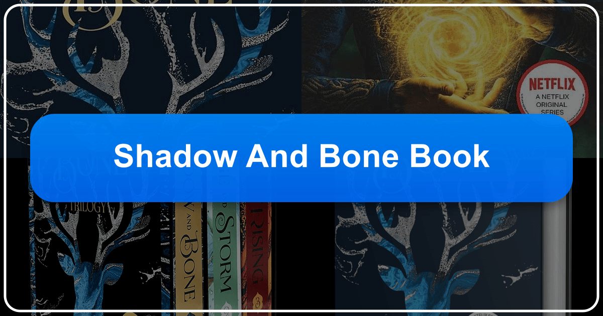 Exploring Leigh Bardugo's Shadow and Bone: a fantasy epic and cultural phenomenon in the Grishaverse. /images/shadow-and-bone-book.png