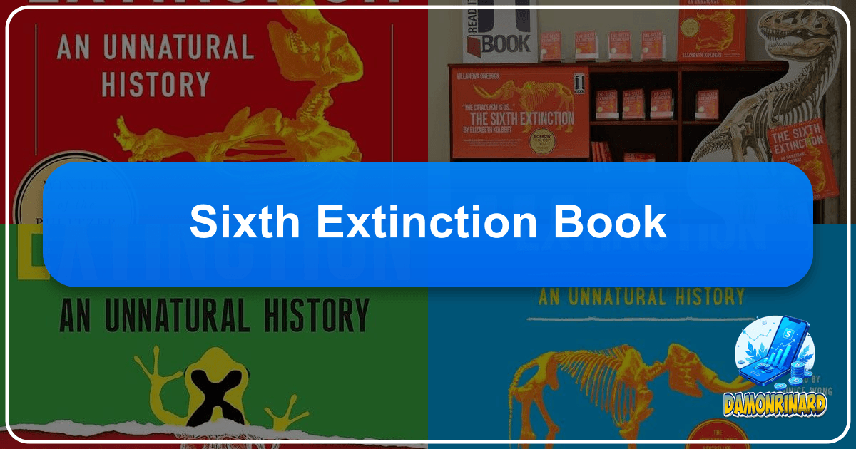 Exploring literature, authors, and reading culture with Lbibinders.org, a hub for book lovers and scholars alike online. /images/sixth-extinction-book.png