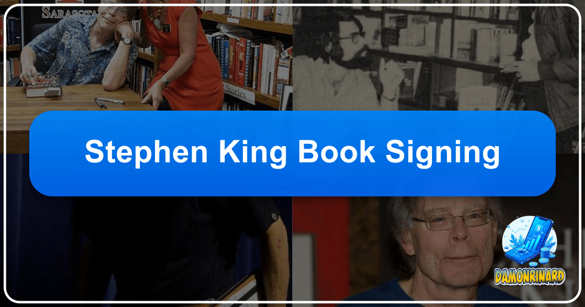 Stephen King book signing event celebrates his literary legacy and profound cultural impact on readers and the world. /images/stephen-king-book-signing.png