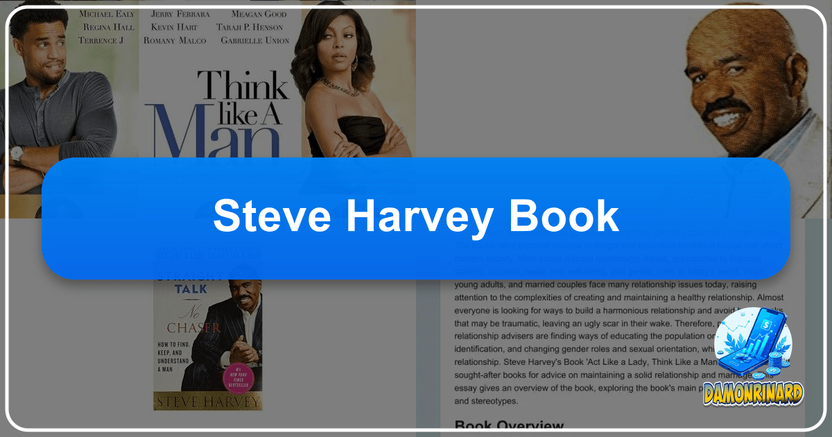 Exploring literature's profound impact on human experience and culture through books, authors, reading, and libraries. /images/steve-harvey-book.png