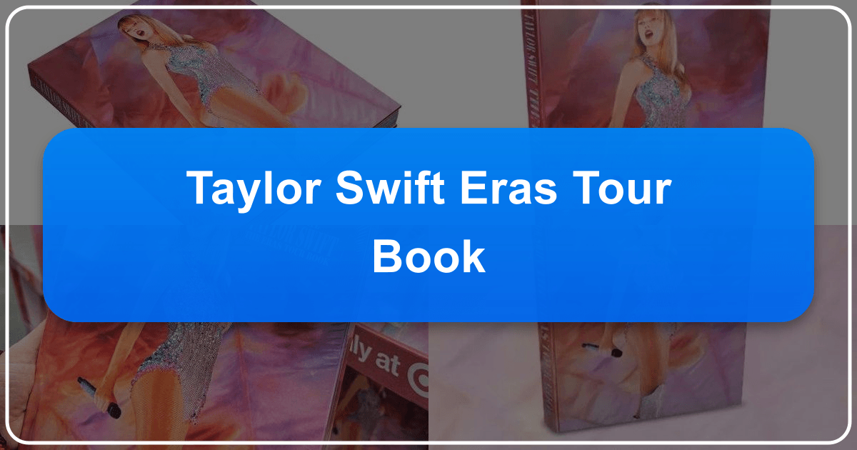 Taylor Swift's Eras Tour Book: A cultural phenomenon and personal retrospective of her record-breaking tour. /images/taylor-swift-eras-tour-book.png
