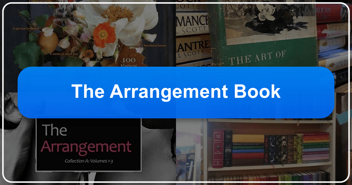 "The Arrangement Book" guides readers through literature, genres, authors, and cultural impact. /images/the-arrangement-book.png