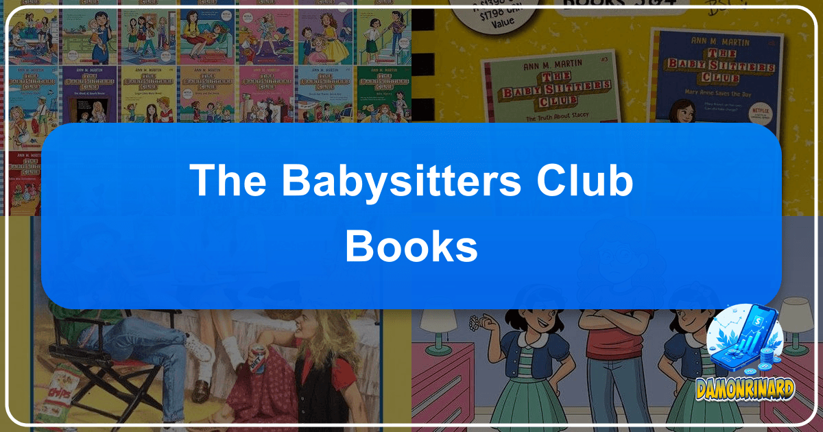 The Baby-Sitters Club series: a cultural phenomenon and literary treasure inspiring generations with friendship and adventure stories. /images/the-babysitters-club-books.png