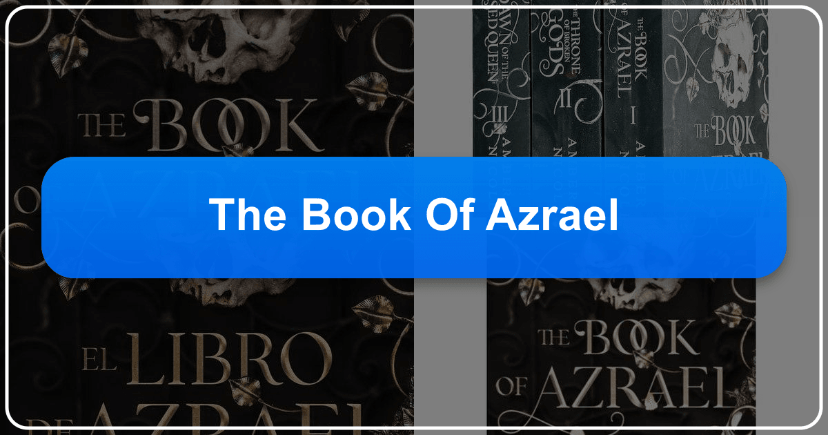 In-depth review of Amber Nicole's dark romantasy epic "The Book of Azrael" and its significant cultural impact. /images/the-book-of-azrael.png