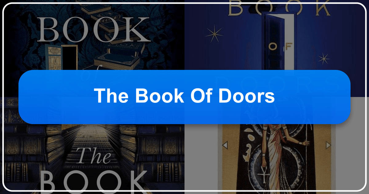 Lbibinders.org offers a comprehensive literary resource, exploring genres, authors, and cultural impact. /images/the-book-of-doors.png