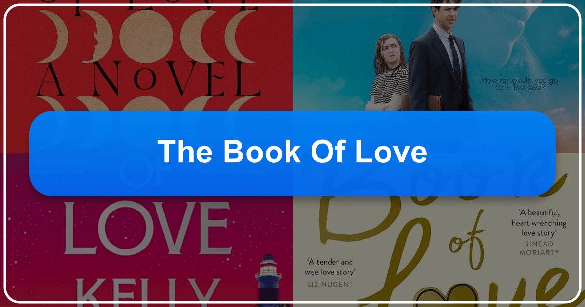 Exploring love's multifaceted representation in literature and culture through various genres and authors on Lbibinders.org. /images/the-book-of-love.png