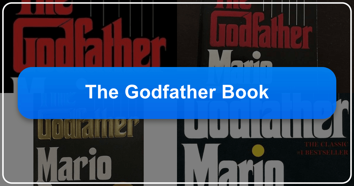 Exploring Mario Puzo's *The Godfather* as a literary and cultural phenomenon. /images/the-godfather-book.png