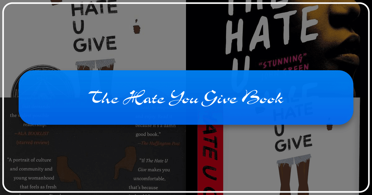 Angie Thomas's *The Hate U Give*: A Novel of Systemic Racism and Social Justice. /images/the-hate-you-give-book.png