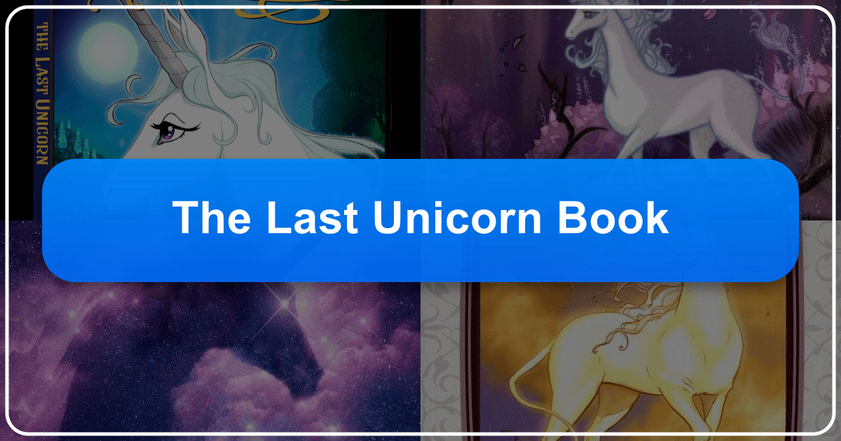 Exploring The Last Unicorn's timeless themes, literary merit, and lasting cultural impact through Lbibinders.org. /images/the-last-unicorn-book.png