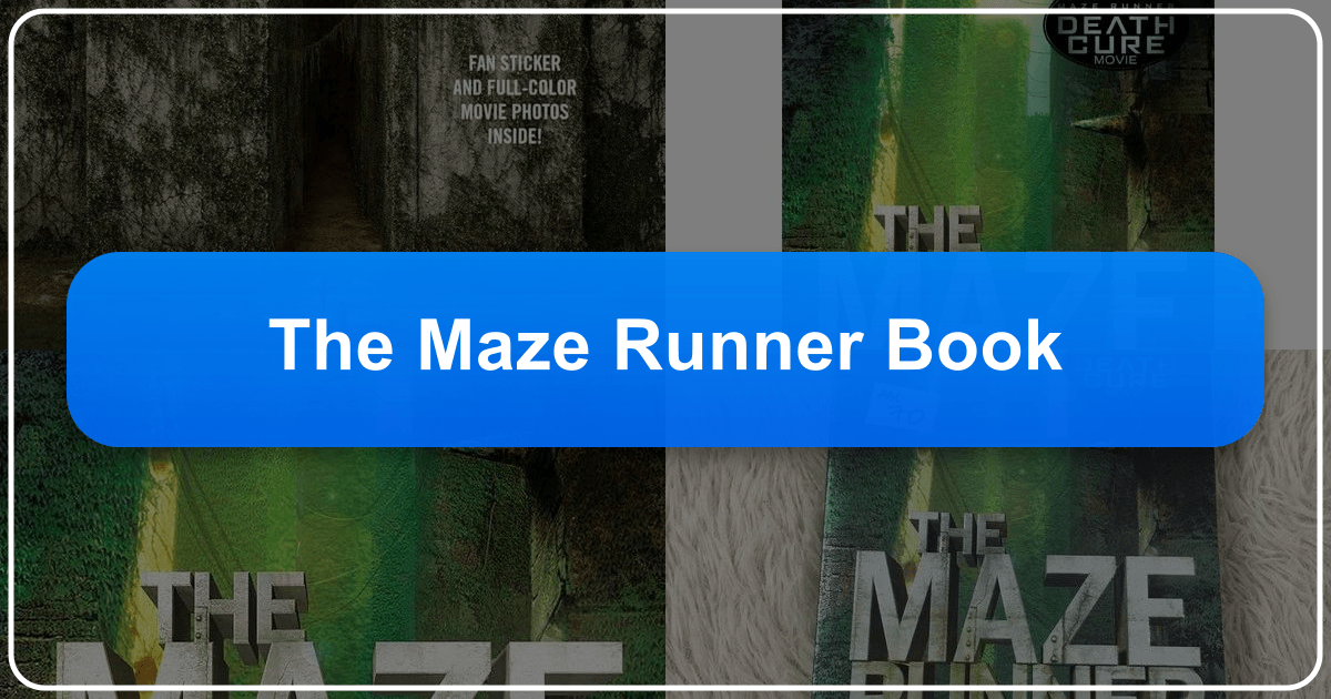 Exploring James Dashner's *The Maze Runner* as a dystopian masterpiece with lasting cultural impact and literary significance. /images/the-maze-runner-book.png