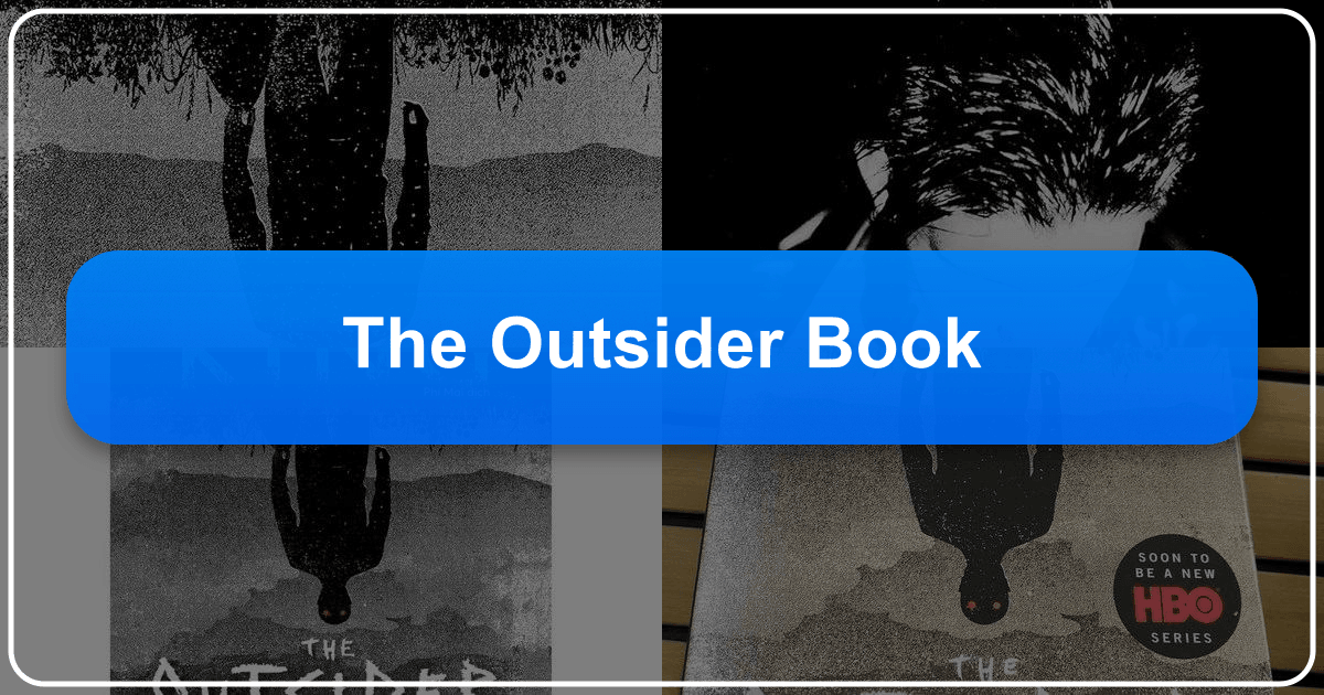 Exploring Albert Camus' "The Outsider" as a philosophical and literary masterpiece of existentialism and absurdity. /images/the-outsider-book.png
