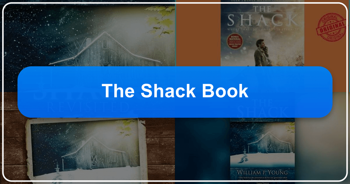 "The Shack" book by William P. Young, a spiritual fiction novel, sparks debate and reflection on faith. /images/the-shack-book.png