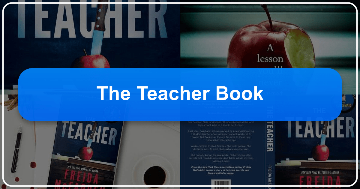 Exploring the world of literature, its impact, and the power of reading and knowledge. /images/the-teacher-book.png