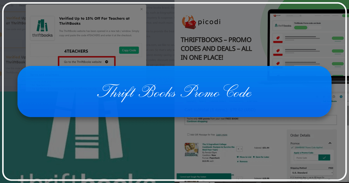 ThriftBooks offers affordable access to a vast collection of books with promo codes for further savings online. /images/thrift-books-promo-code.png