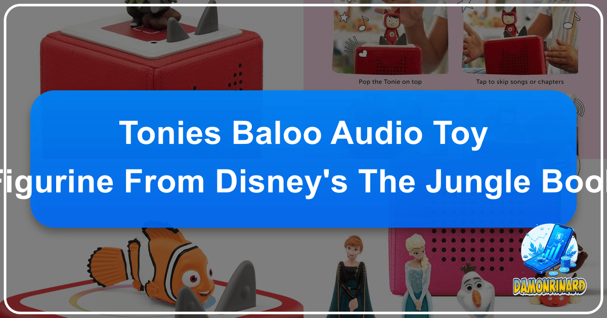 Tonies Baloo figurine brings Disney's Jungle Book to life, fostering imagination and early literacy skills in young children. /images/tonies-baloo-audio-toy-figurine-from-disneys-the-jungle-book.png