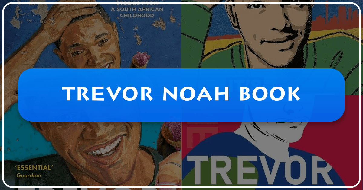 Trevor Noah's "Born a Crime" memoir explores identity, resilience, and social commentary with humor and heart. /images/trevor-noah-book.png