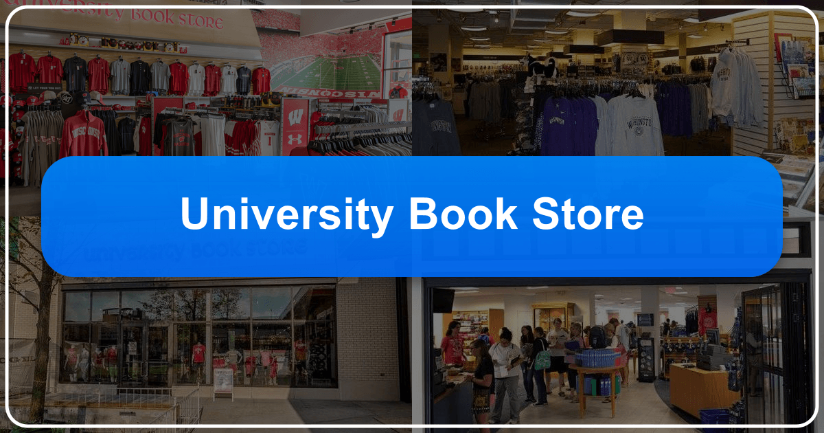 The University Book Store: a cultural hub fostering learning, literature, and community engagement for over a century. /images/university-book-store.png