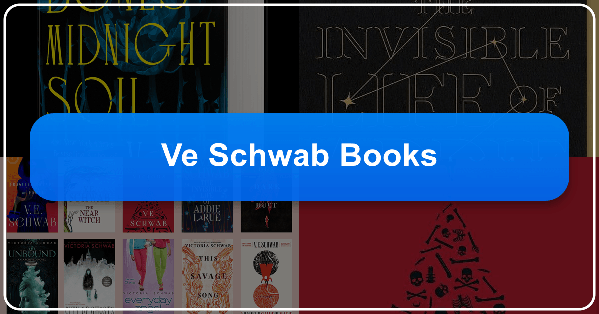 Exploring V.E. Schwab's fantasy and science fiction novels, characters, and literary impact on readers worldwide. /images/ve-schwab-books.png