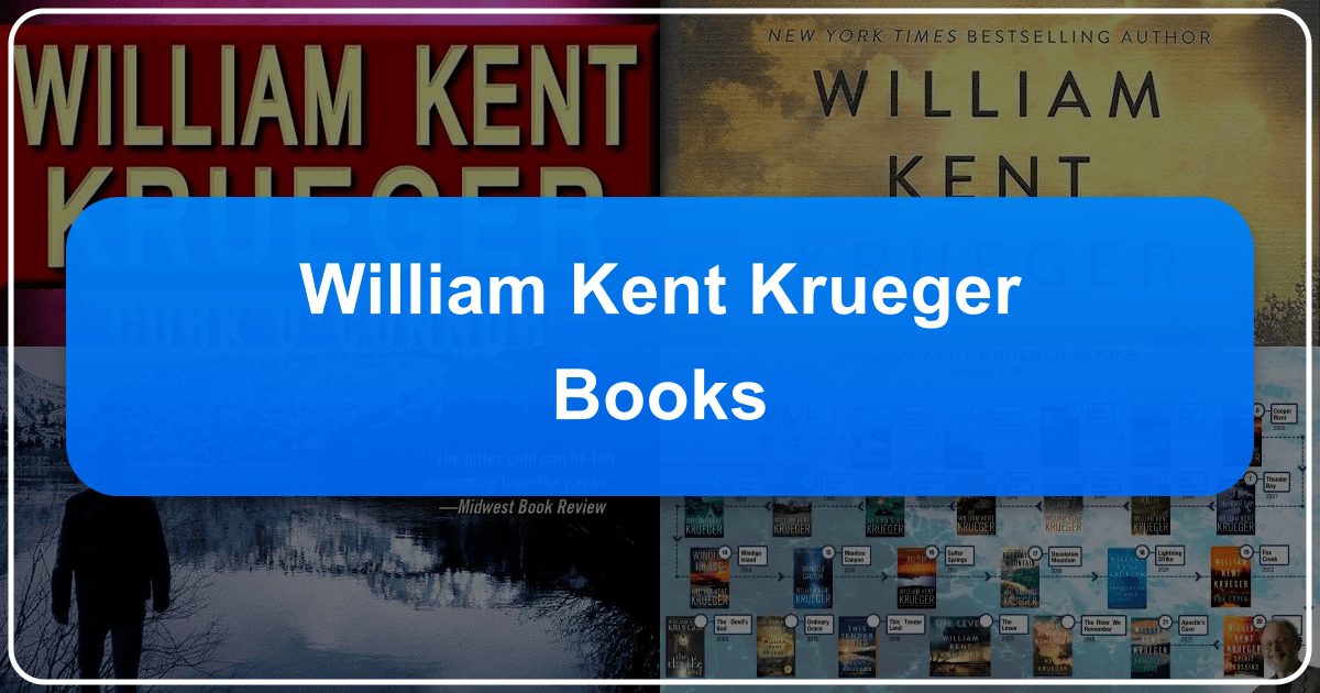 Exploring William Kent Krueger's literary world and the Cork O'Connor series. /images/william-kent-krueger-books.png