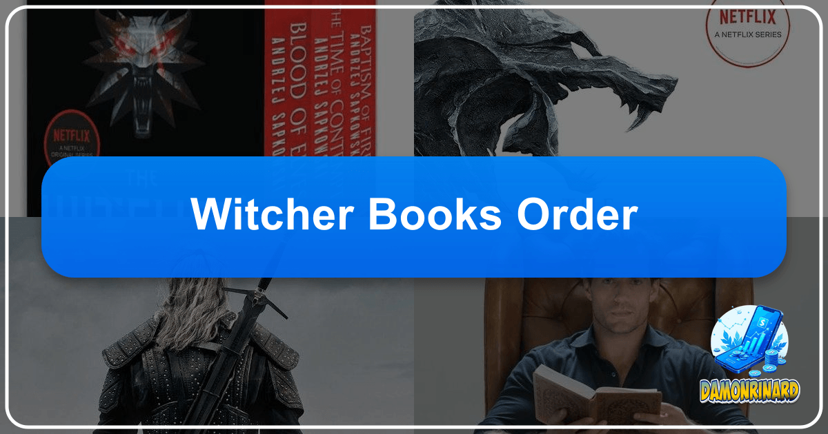 Discover the epic Witcher saga by Andrzej Sapkowski with this comprehensive guide to reading order and literary significance. /images/witcher-books-order.png