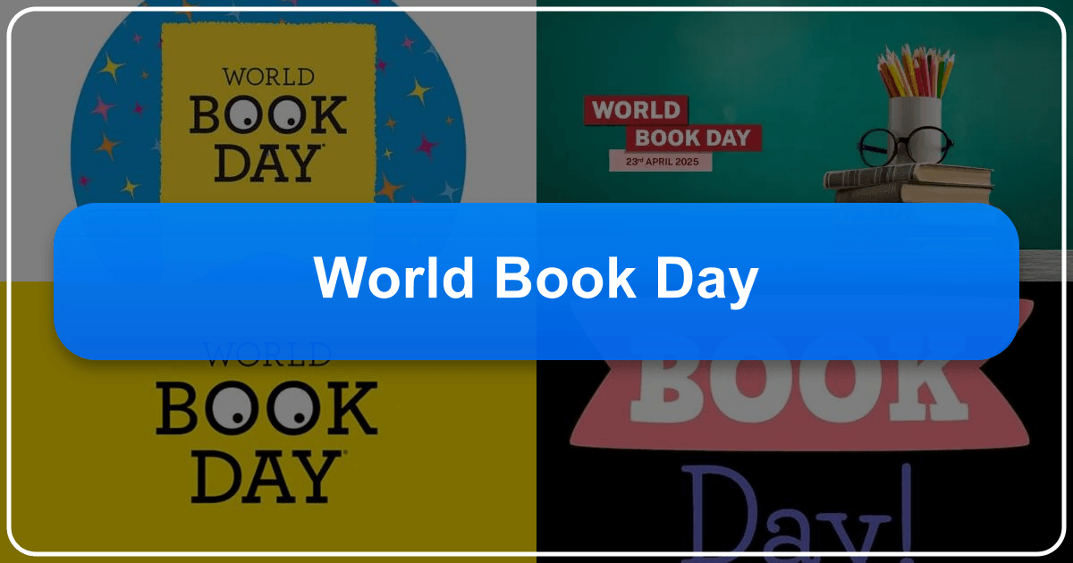 World Book Day celebrates reading, authors, and literature's impact on culture and society worldwide annually. /images/world-book-day.png