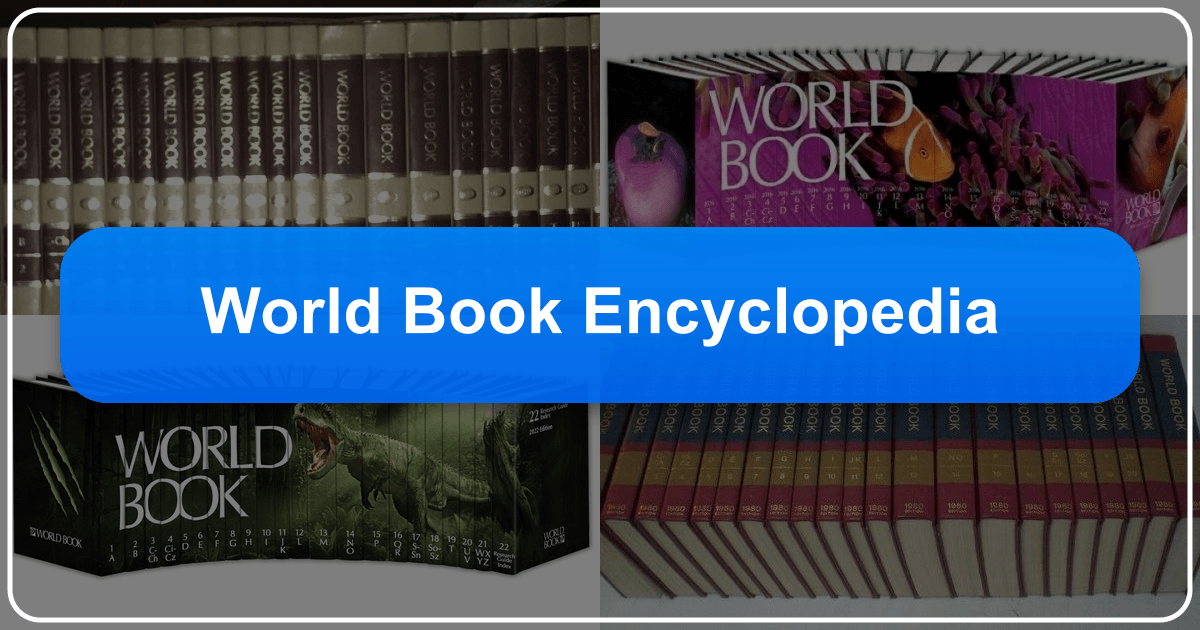 The World Book Encyclopedia is a comprehensive guide to literature and learning, covering books, authors, and reading experiences. /images/world-book-encyclopedia.png