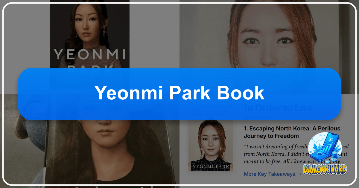 Yeonmi Park's memoir "In Order to Live" recounts her journey from North Korea to freedom. /images/yeonmi-park-book.png