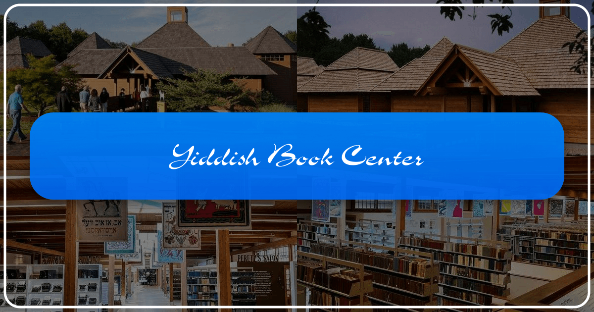 The Yiddish Book Center preserves and promotes Yiddish literature and culture online. /images/yiddish-book-center.png