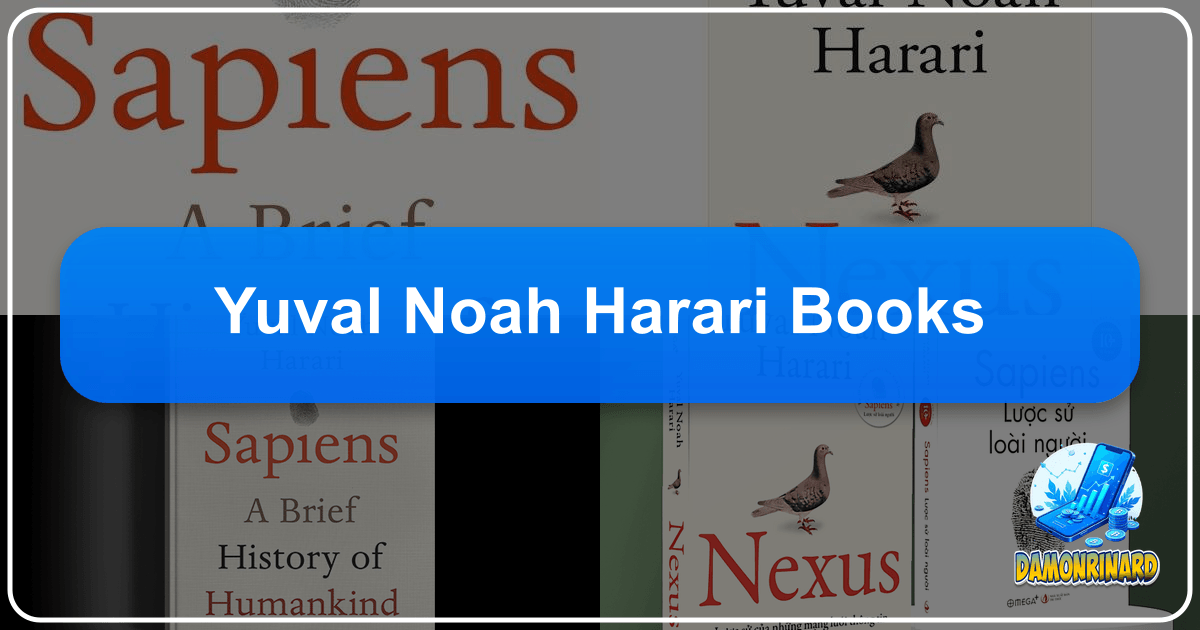 Yuval Noah Harari's books offer profound insights into humanity's past, present, and future, sparking global conversations. /images/yuval-noah-harari-books.png
